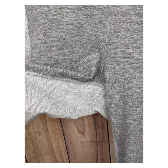 OUTDOOR VOICES Warmup 3/4 Legging Dove/Ash Gray Space Dyed Sz XL - Picture 4 of 8